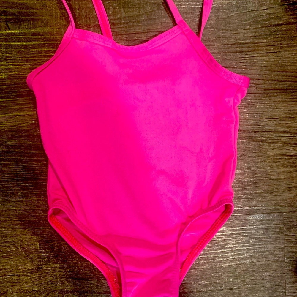 Pink one piece swimsuit Max Grey 12-18 months